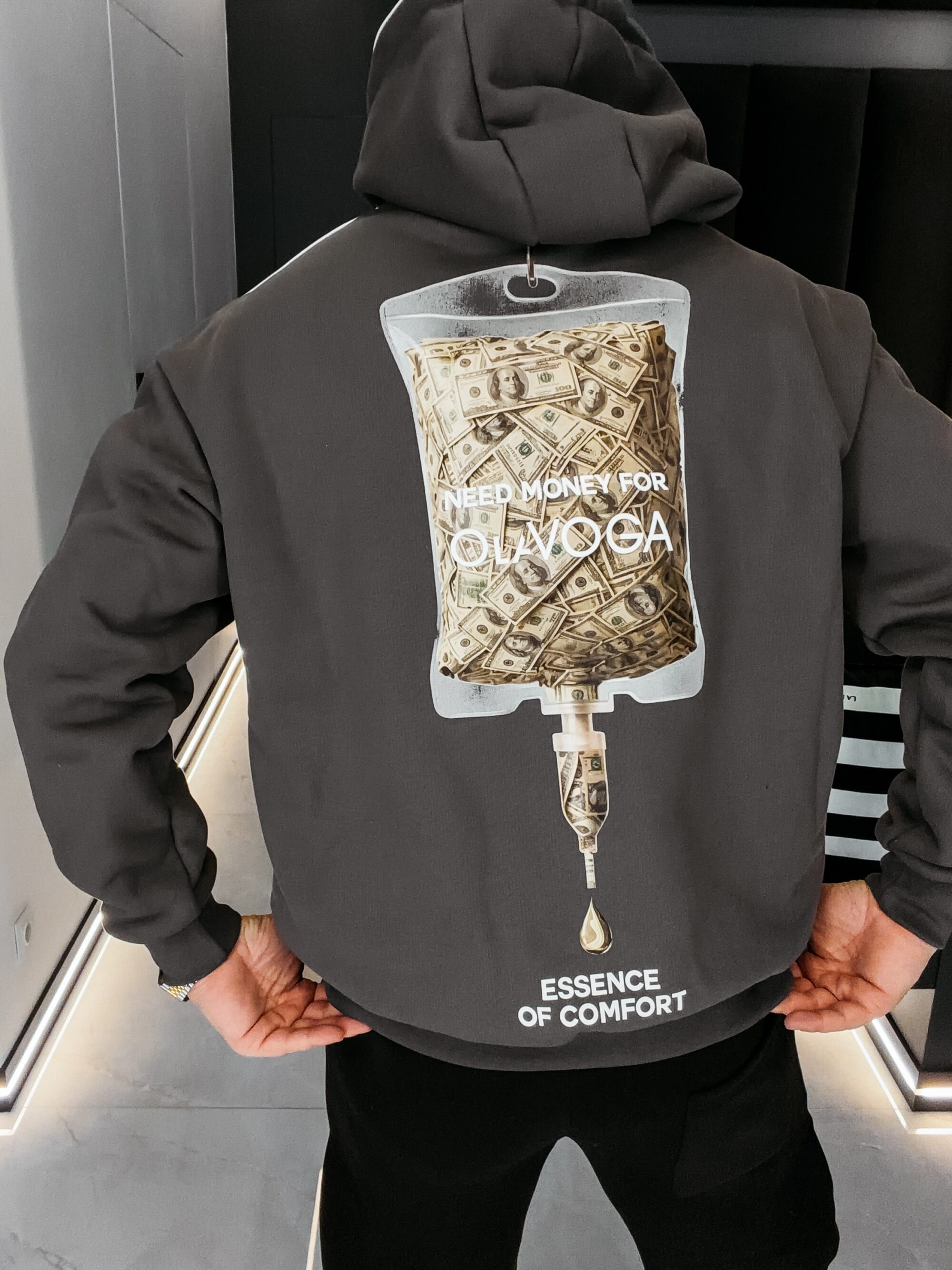 Bluza męska MONEY 2026 Dark Grey