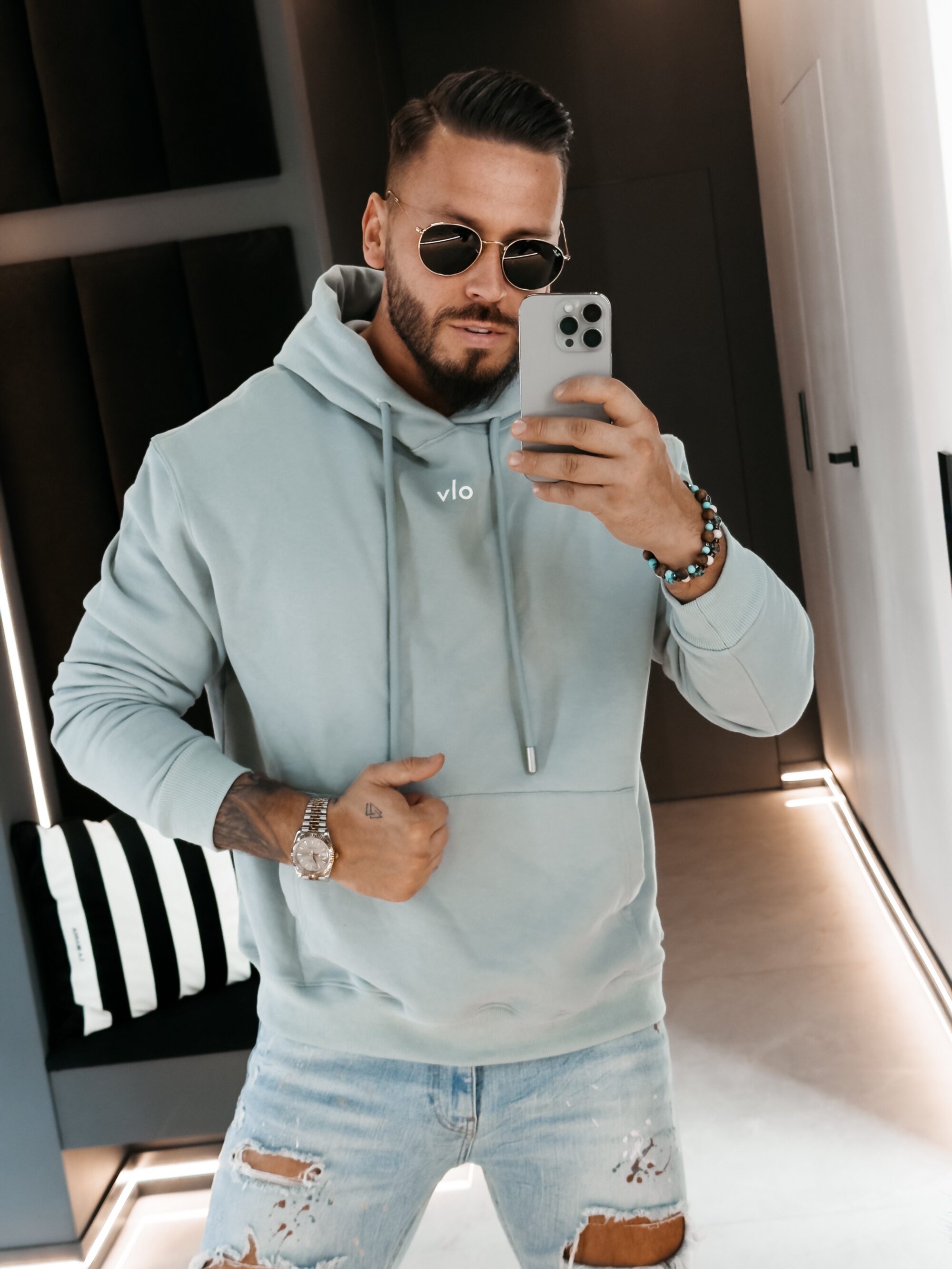 Bluza męska OFI 2026 Niebieska