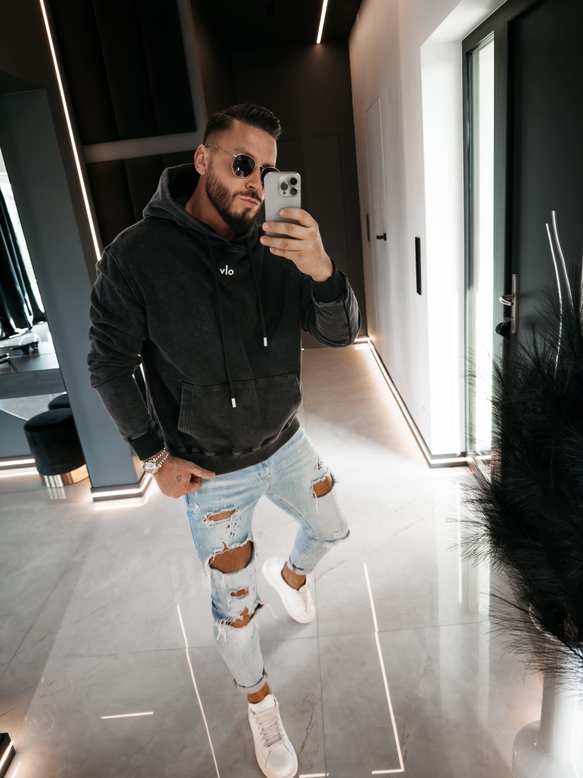 Bluza męska OFI 2026 Szara