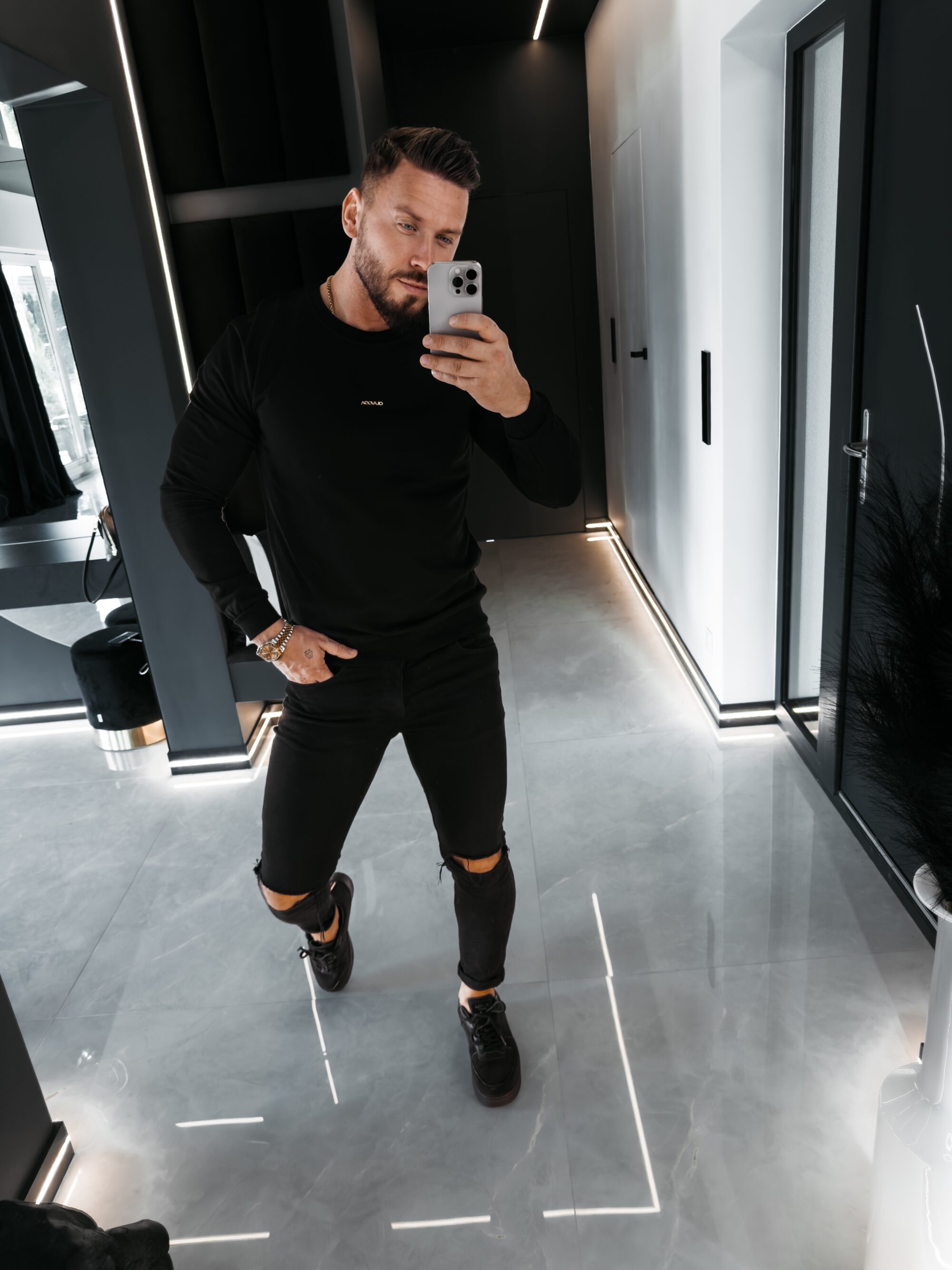 Bluza męska TENGO 2026 Czarna