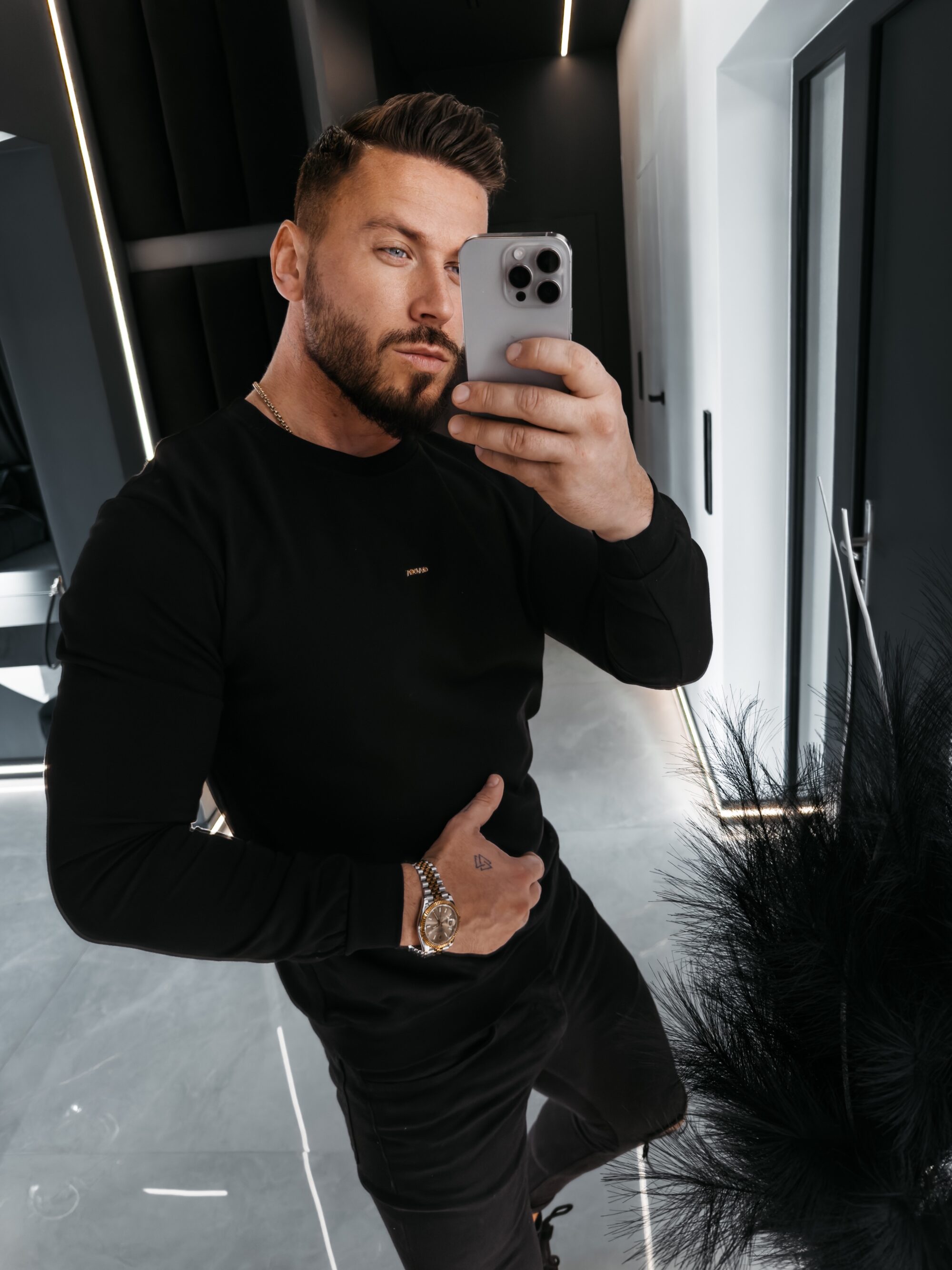 Bluza męska TENGO 2026 Czarna