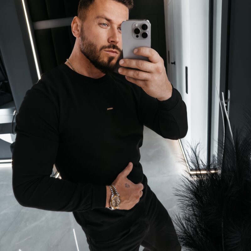 Bluza męska TENGO 2026 Czarna