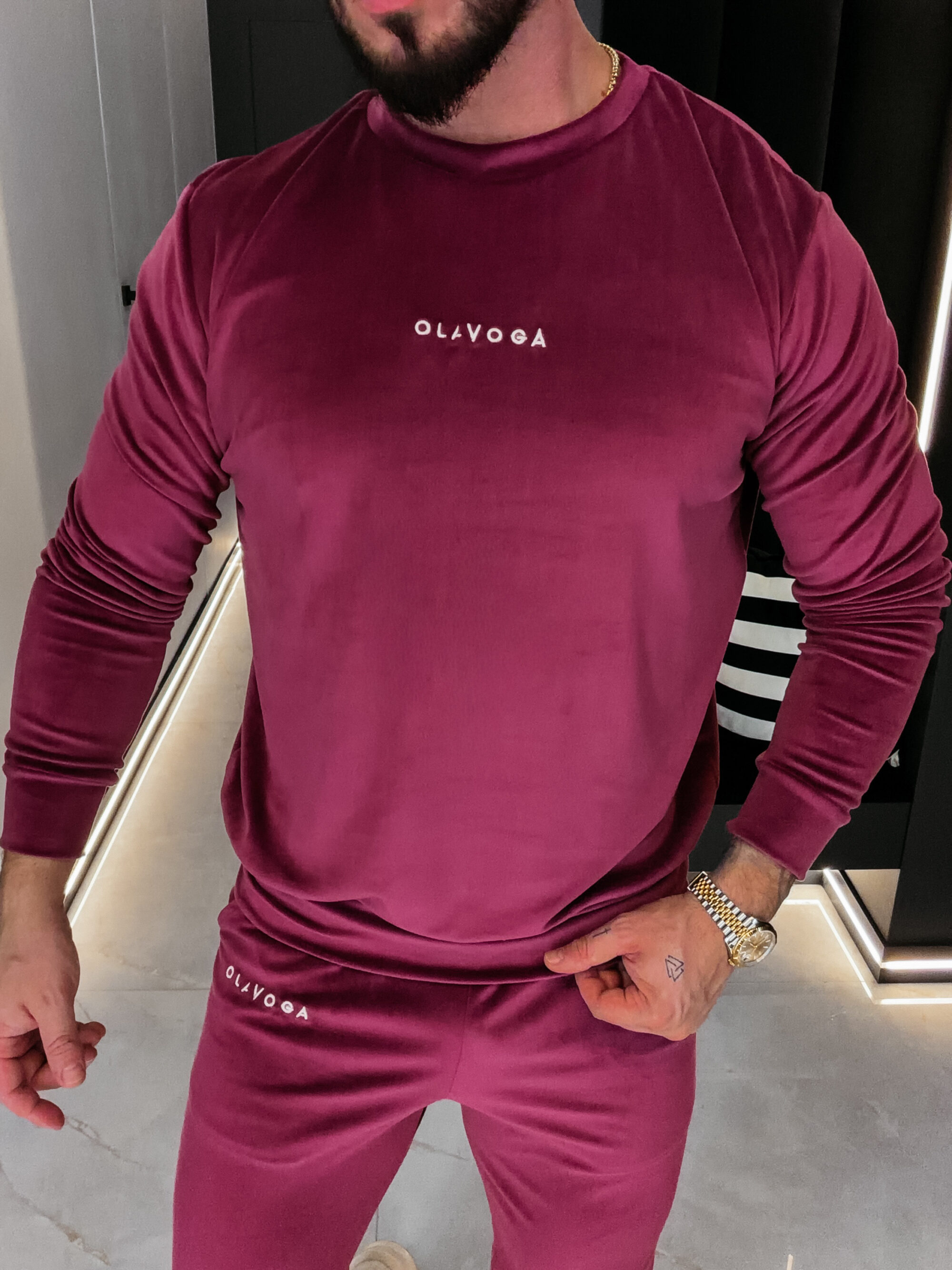 Komplet męski LEGACY 2026 Plum