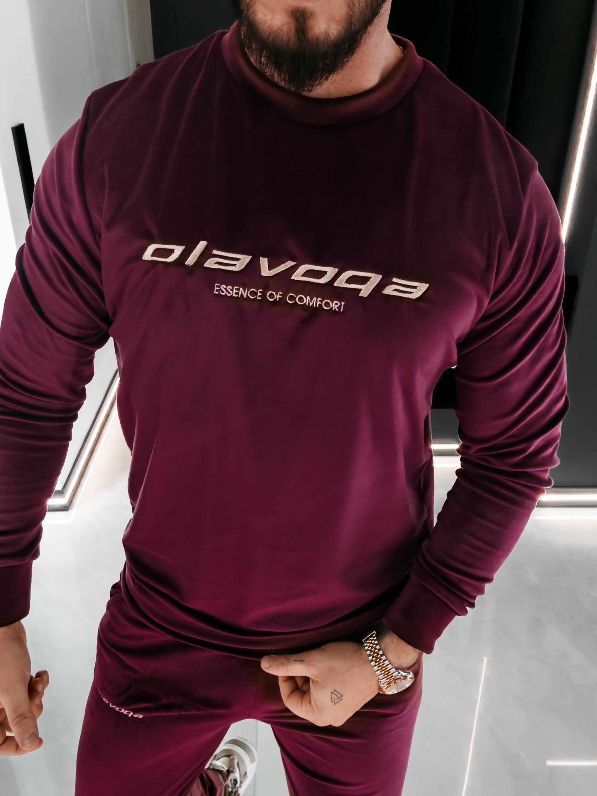 Komplet męski SKIP 2026 Burgundowy