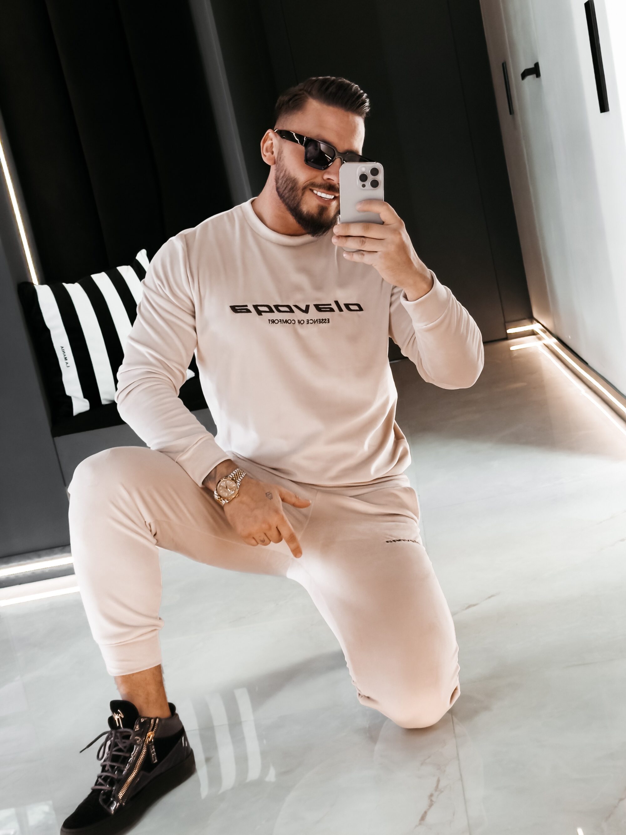 Komplet męski SKIP 2026 Beżowy