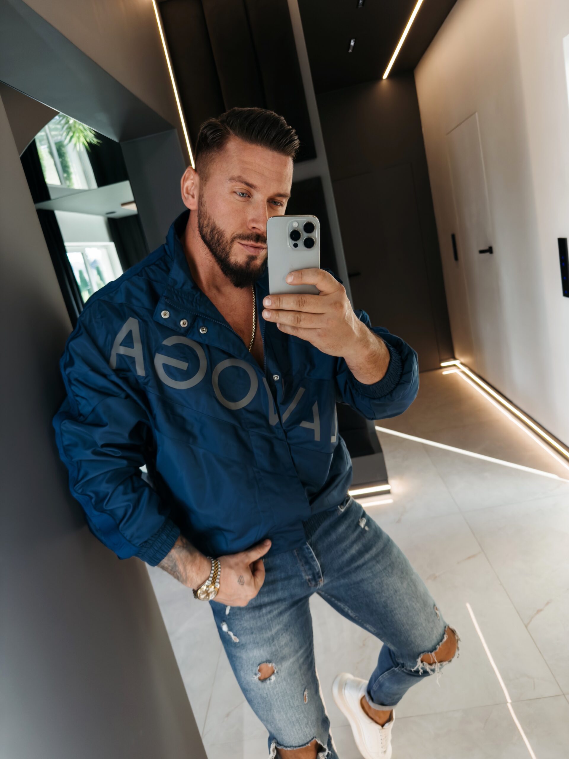 Kurtka męska VEAGE 2026 Granatowa