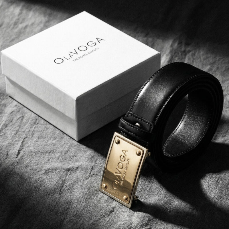 Pasek męski ITHACA 2026 Czarny