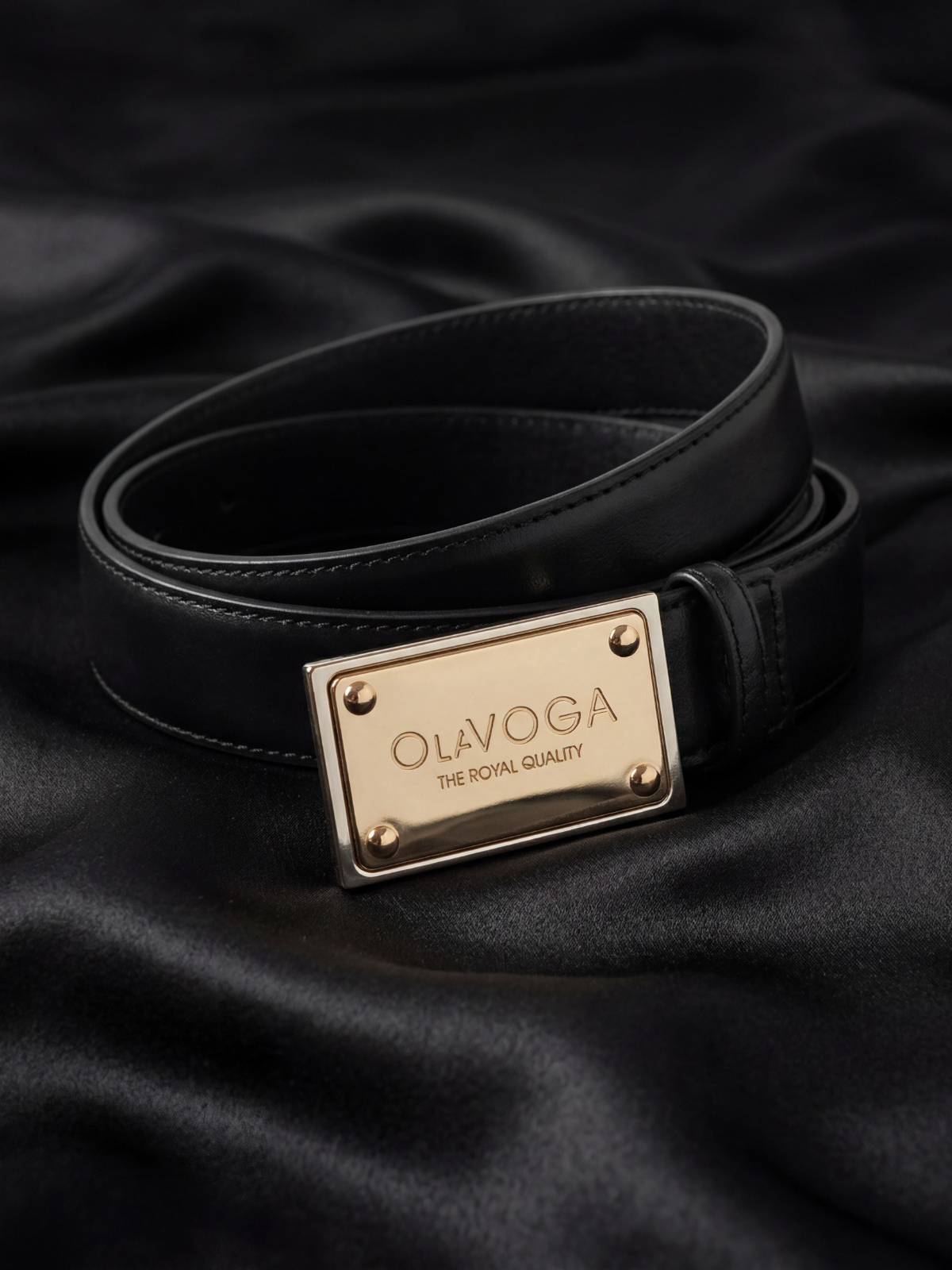 Pasek męski ITHACA 2026 Czarny