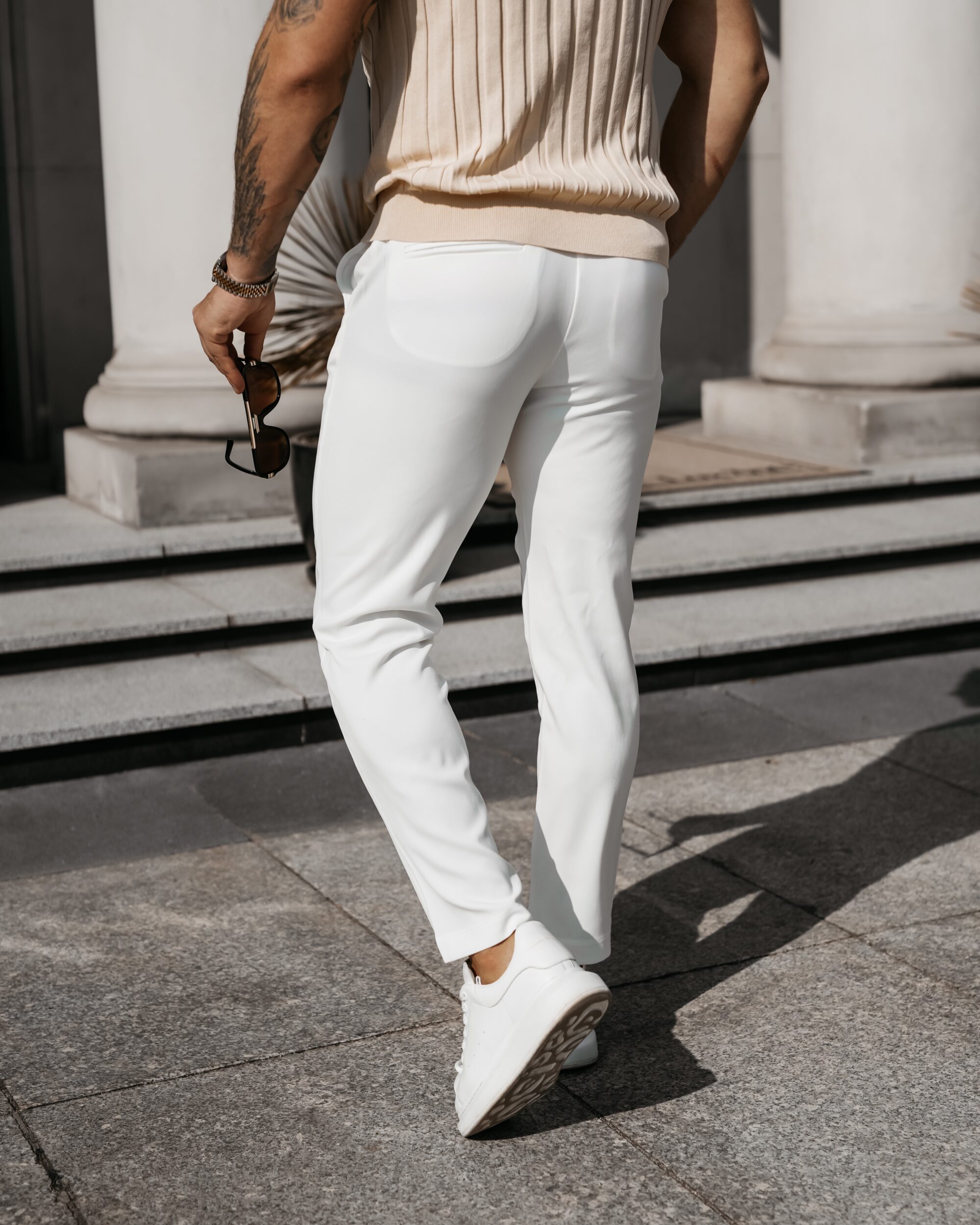 Spodnie męskie LORENZO 2026 Ecru