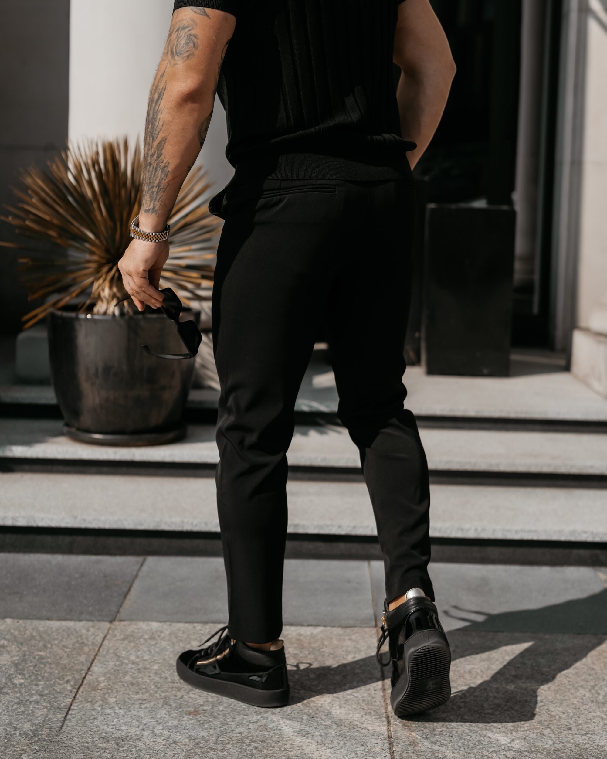 Spodnie męskie LORENZO 2026 Czarne