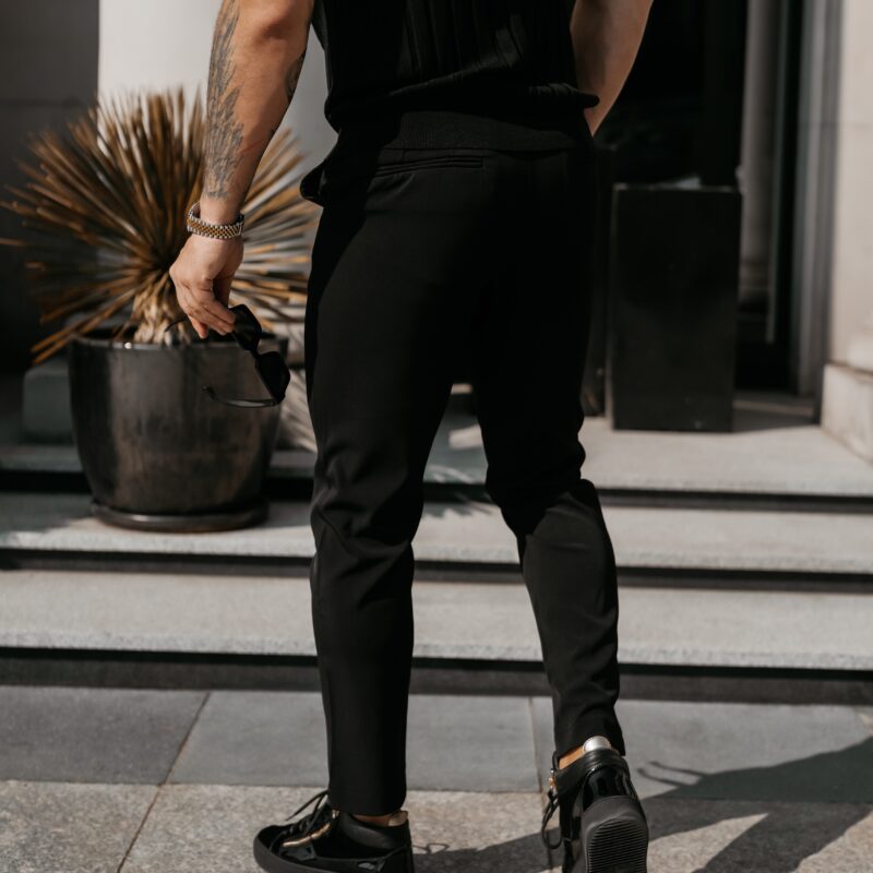 Spodnie męskie LORENZO 2026 Czarne