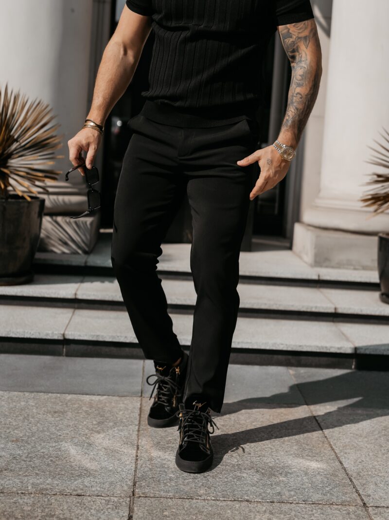 Spodnie męskie LORENZO 2026 Czarne