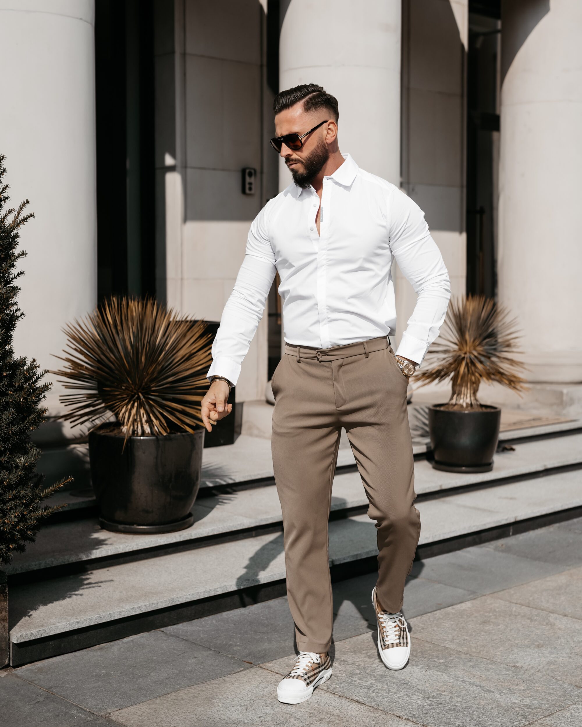 Spodnie męskie LORENZO 2026 Beżowe