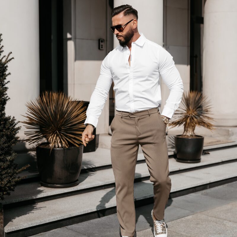 Spodnie męskie LORENZO 2026 Beżowe