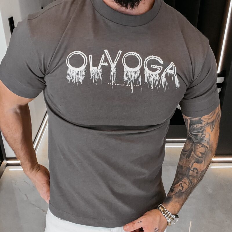 T-shirt męski CUON 2026 Grafitowy