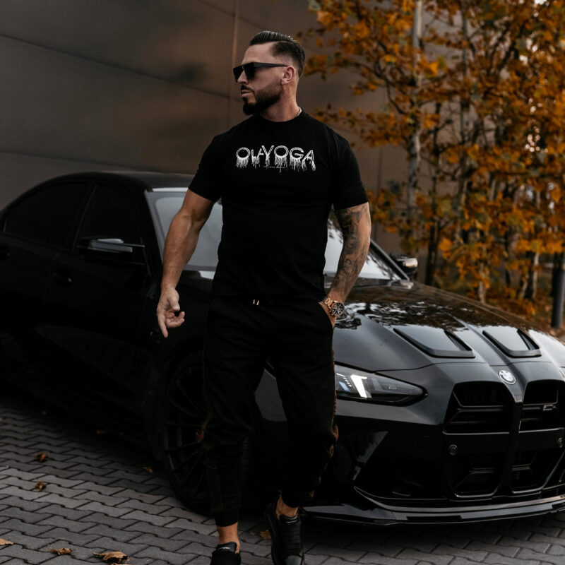 T-shirt męski CUON 2026 Czarny