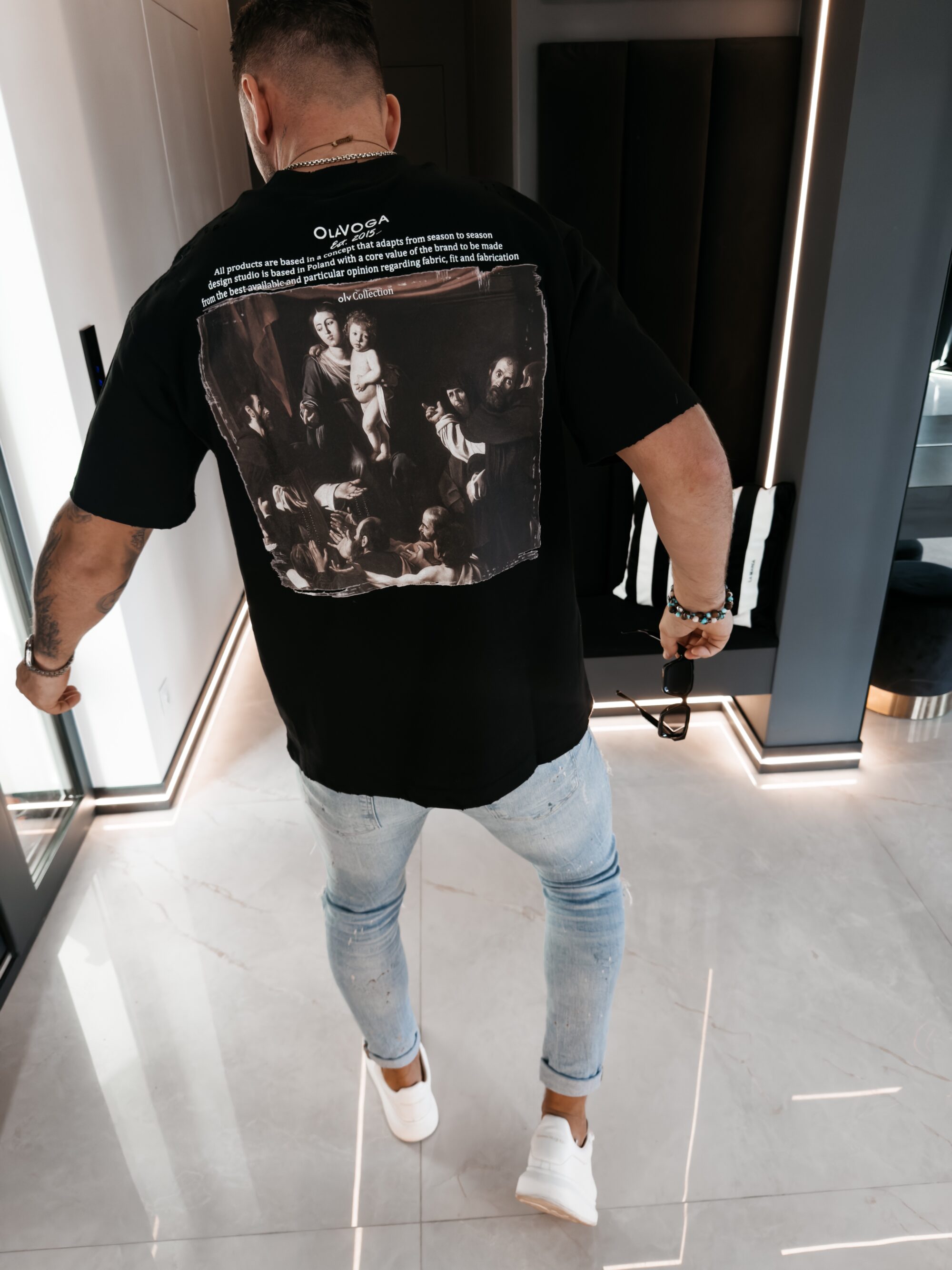 T-shirt męski NOVAVEON 2026 Czarny