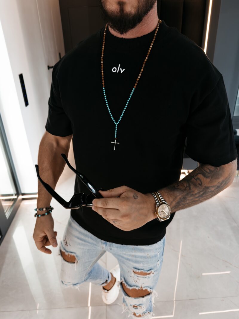 T-shirt męski NOVAVEON 2026 Czarny