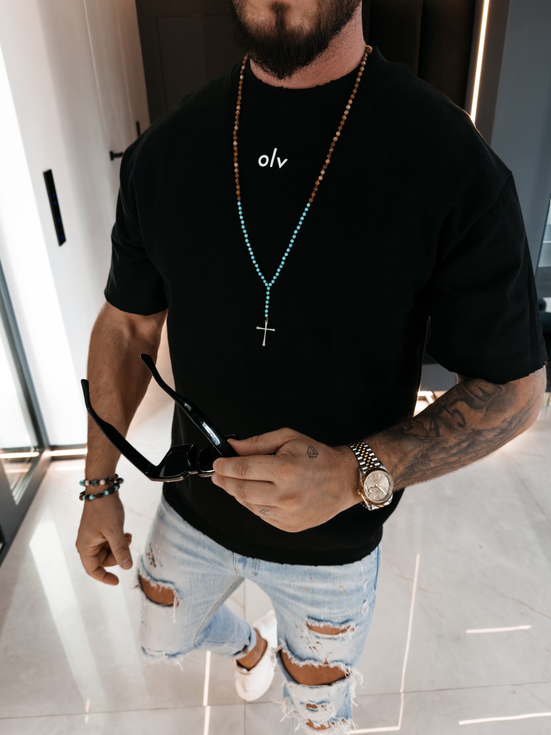 T-shirt męski NOVAVEON 2026 Czarny