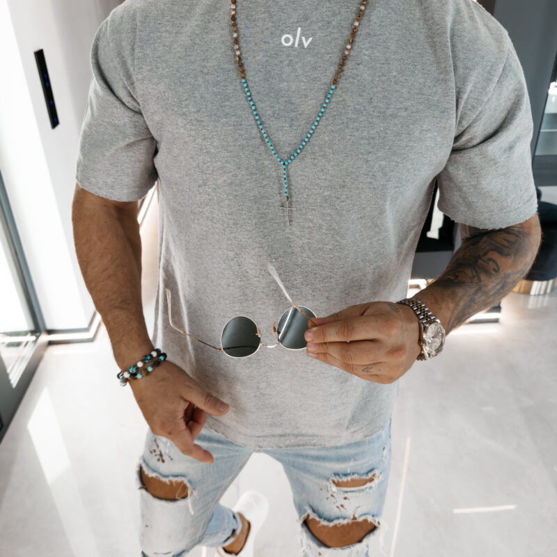 T-shirt męski NOVAVEON 2026 Szary