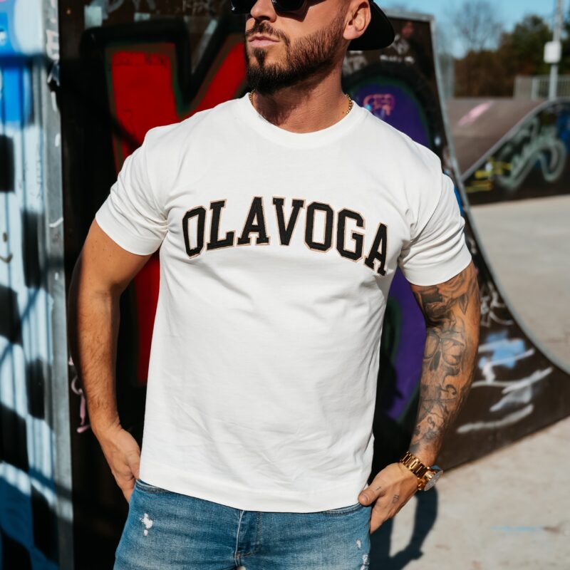 T-shirt męski ROQA 2026 Ecru