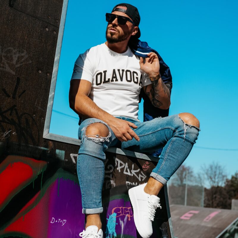 T-shirt męski ROQA 2026 Ecru