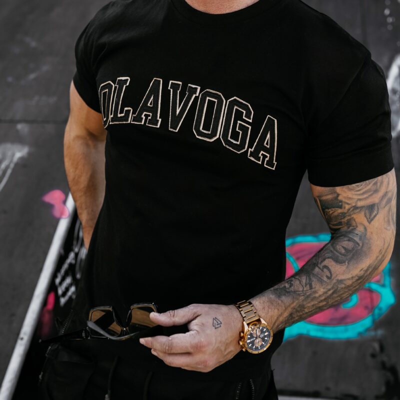 T-shirt męski ROQA 2026 Czarny