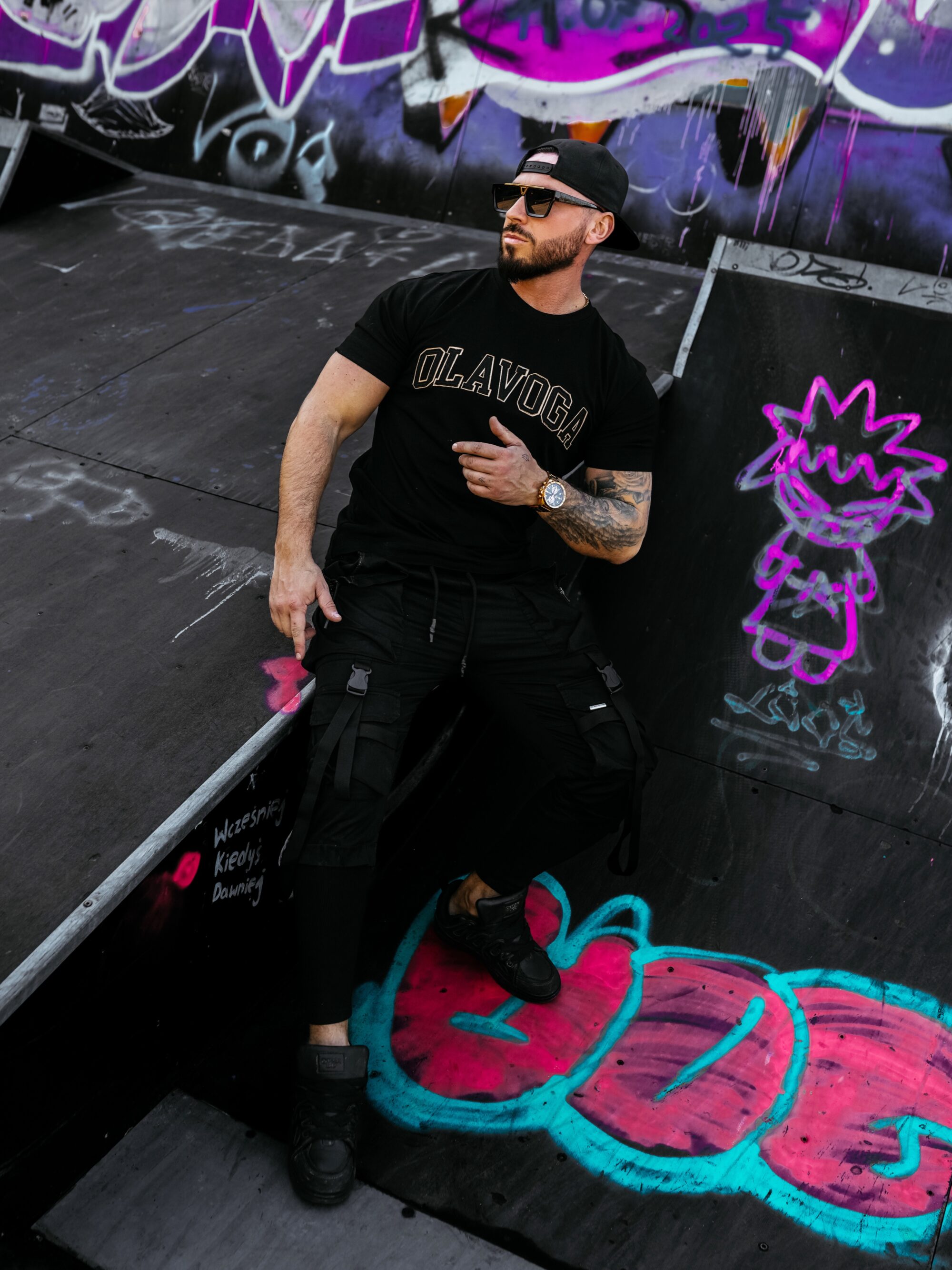 T-shirt męski ROQA 2026 Czarny