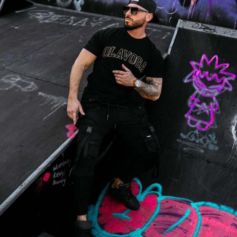 T-shirt męski ROQA 2026 Czarny