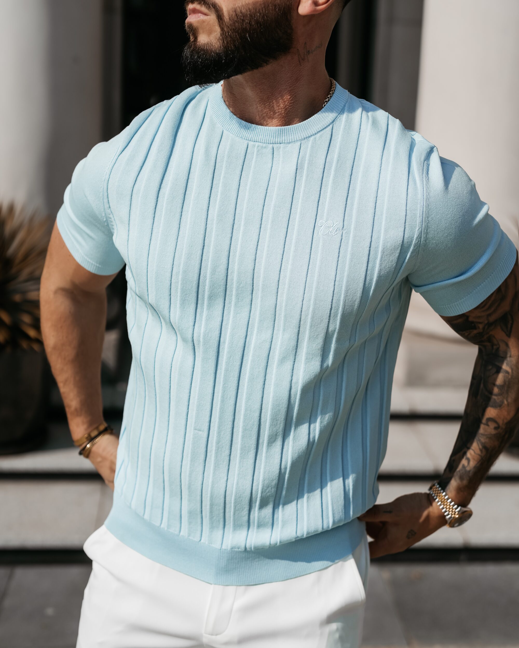 T-shirt męski XAE 2026 Sky Blue