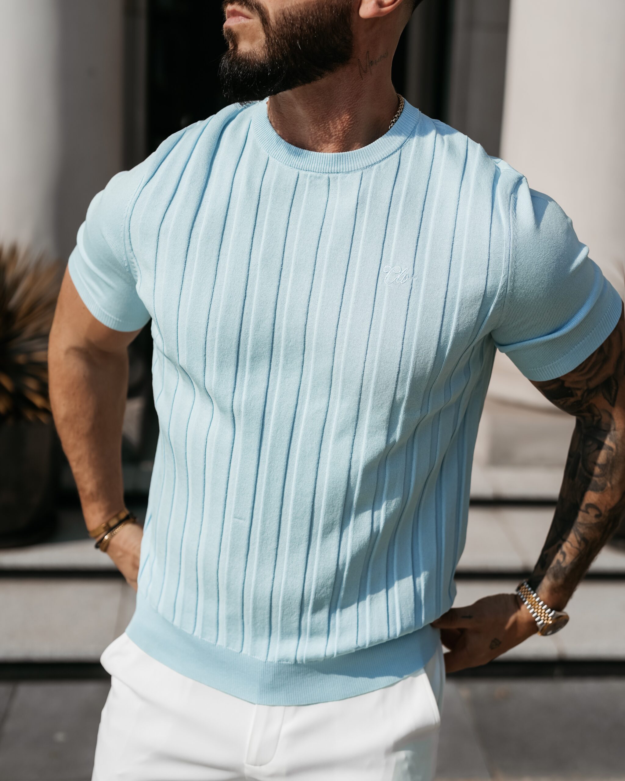 T-shirt męski XAE 2026 Sky Blue