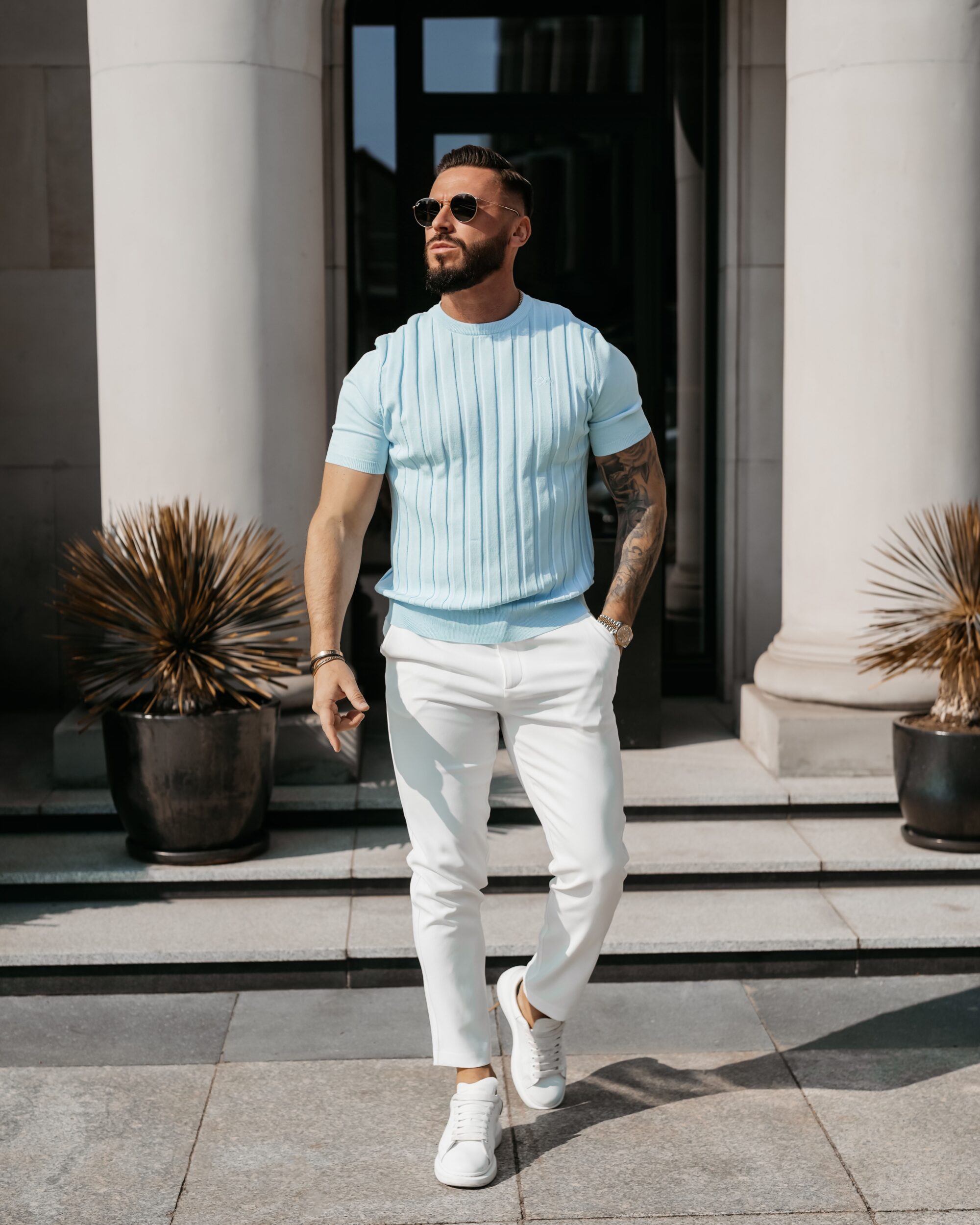 T-shirt męski XAE 2026 Sky Blue