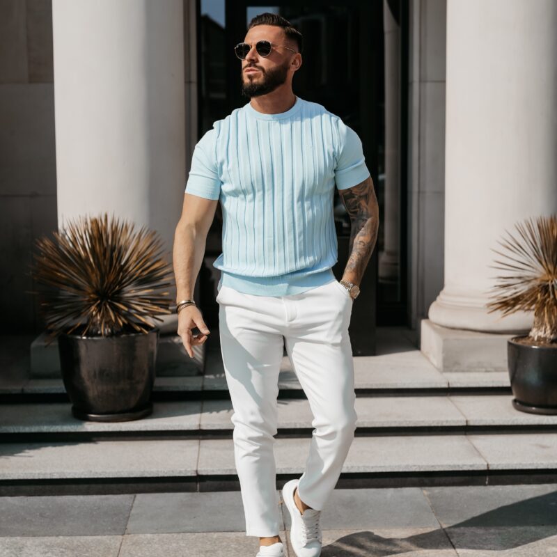 T-shirt męski XAE 2026 Sky Blue