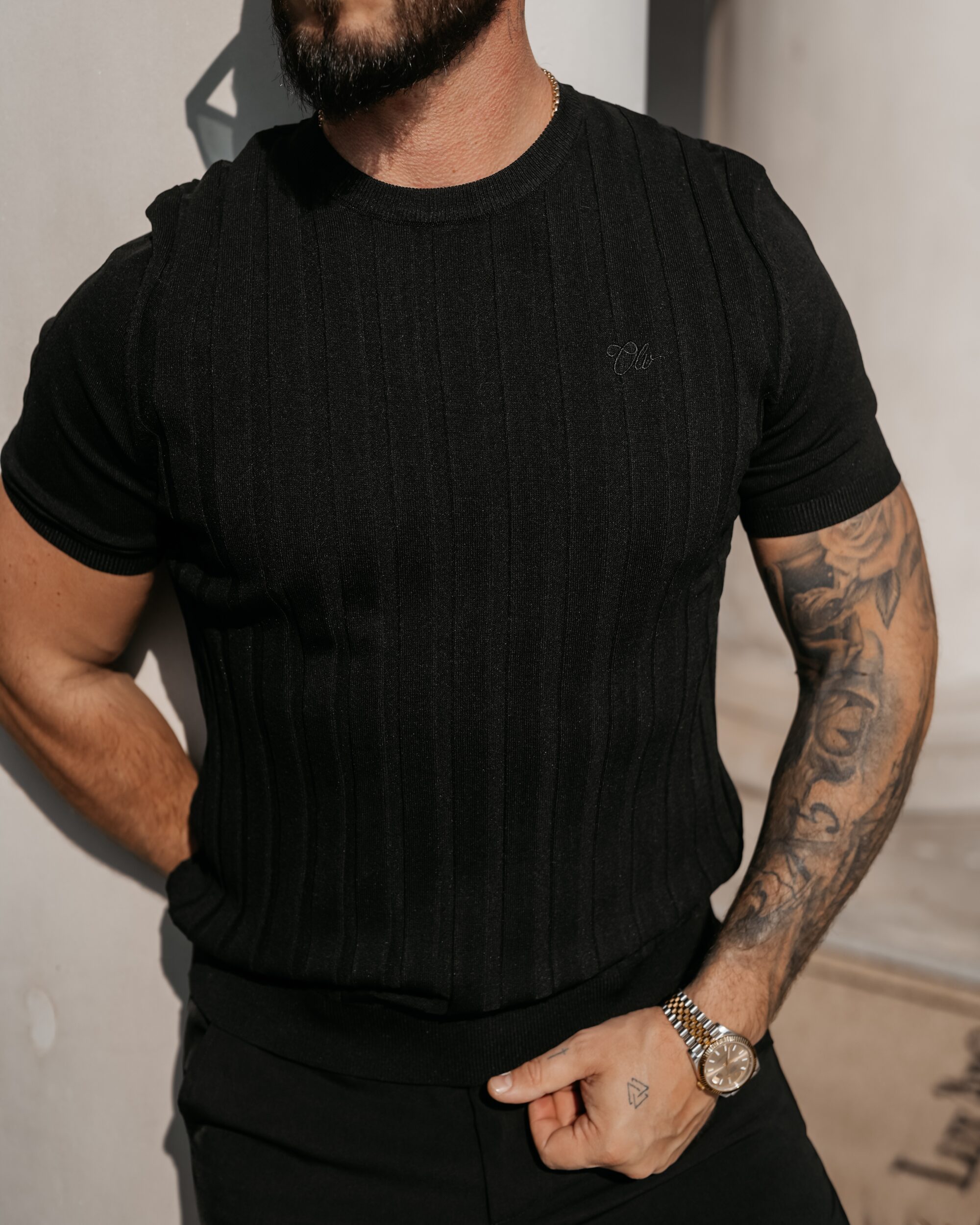 T-shirt męski XAE 2026 Czarny