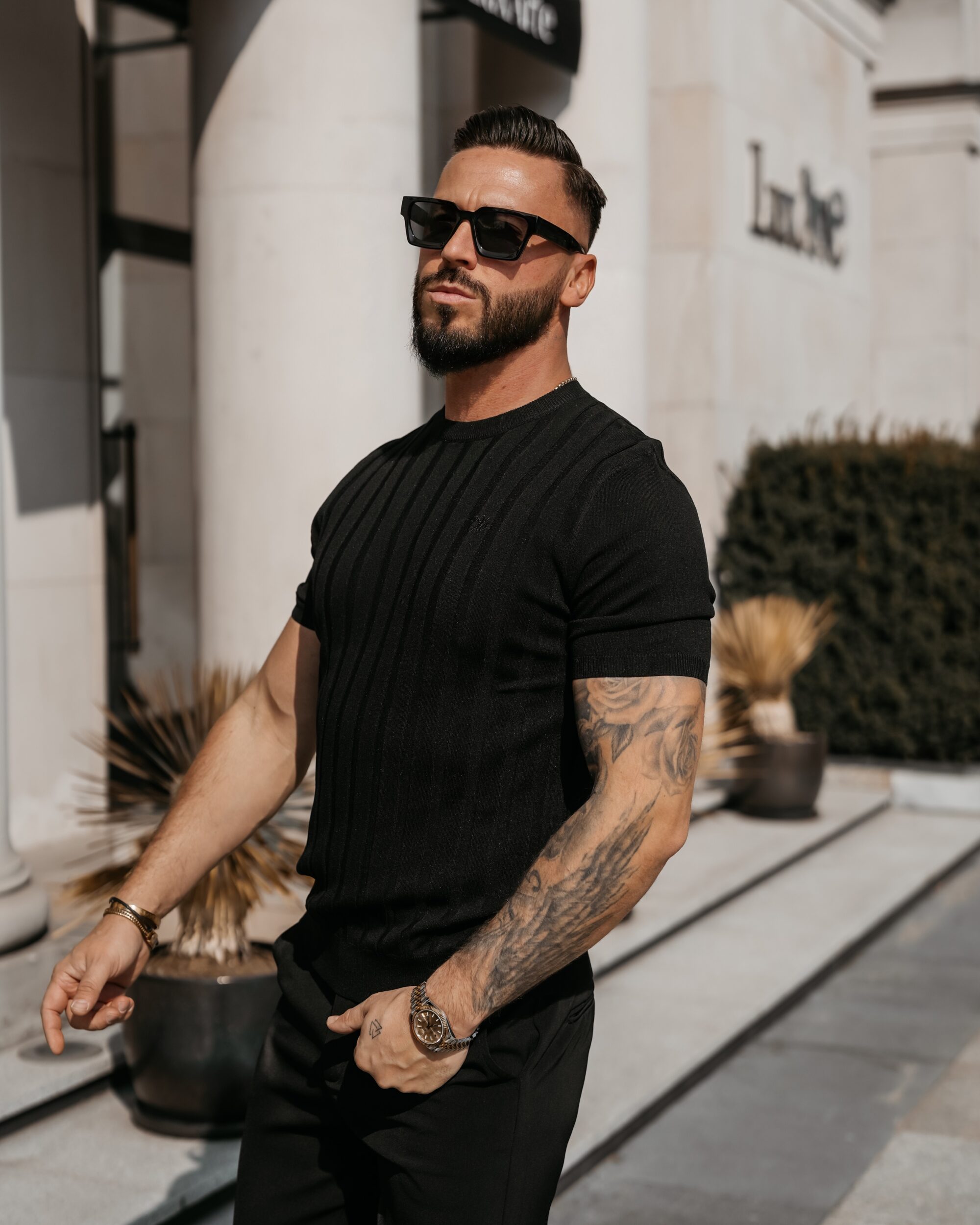 T-shirt męski XAE 2026 Czarny