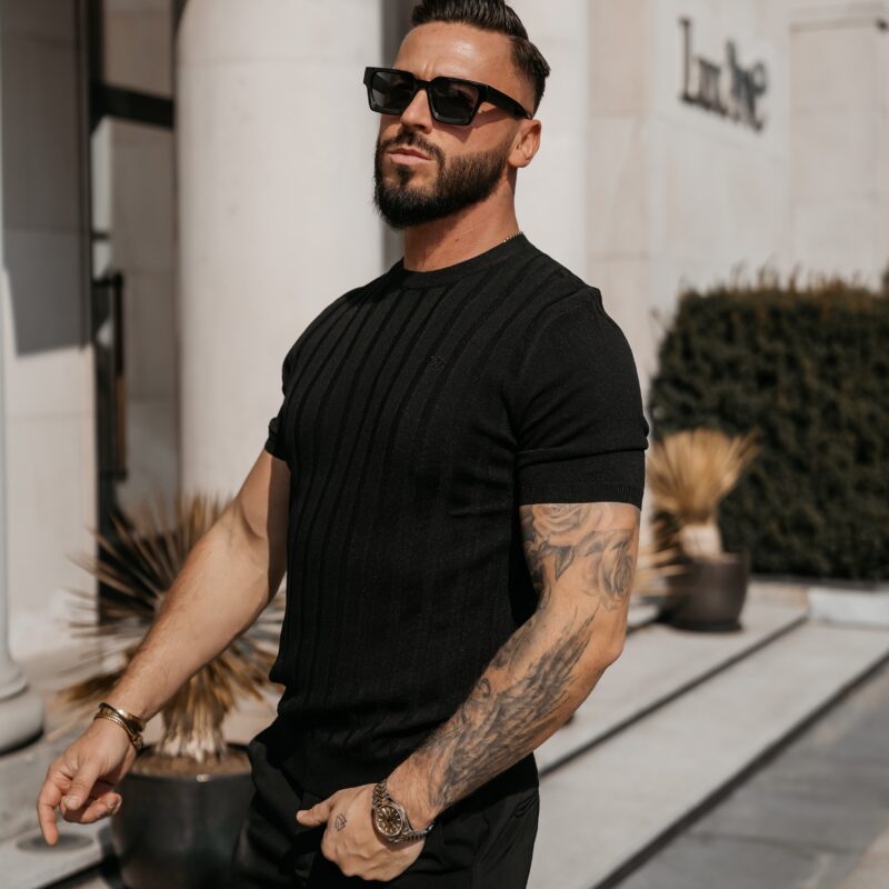 T-shirt męski XAE 2026 Czarny