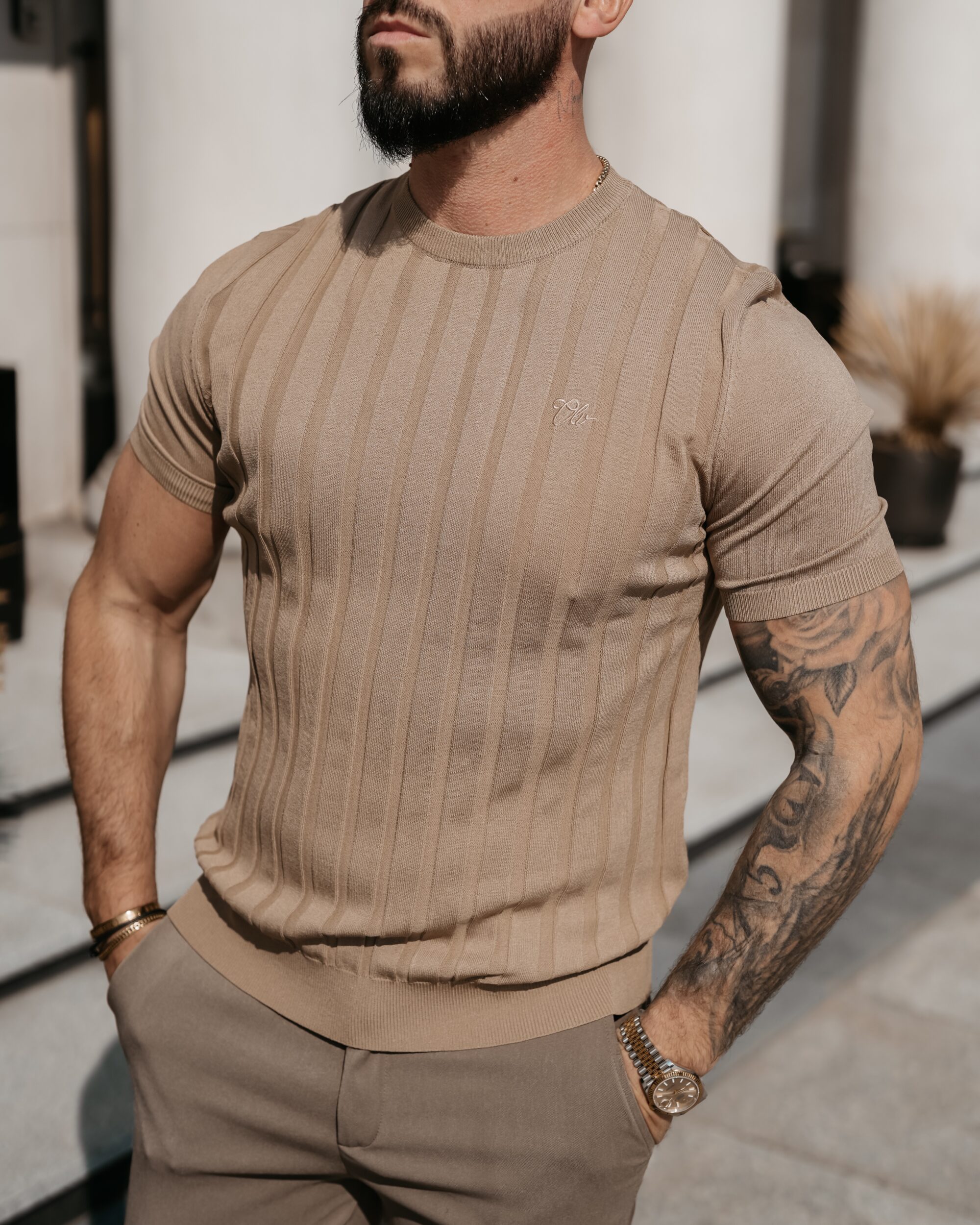 T-shirt męski XAE 2026 Camel