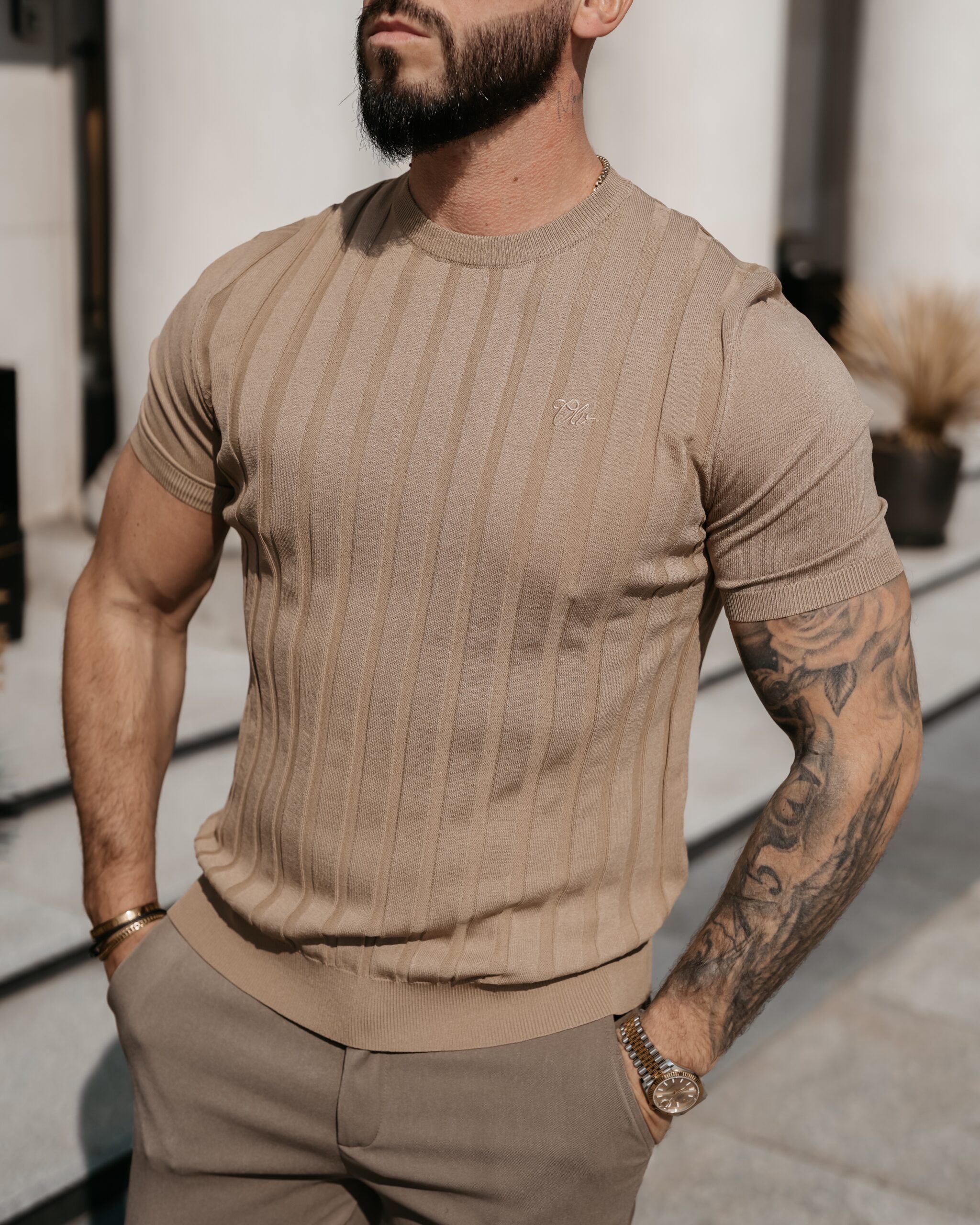 T-shirt męski XAE 2026 Camel