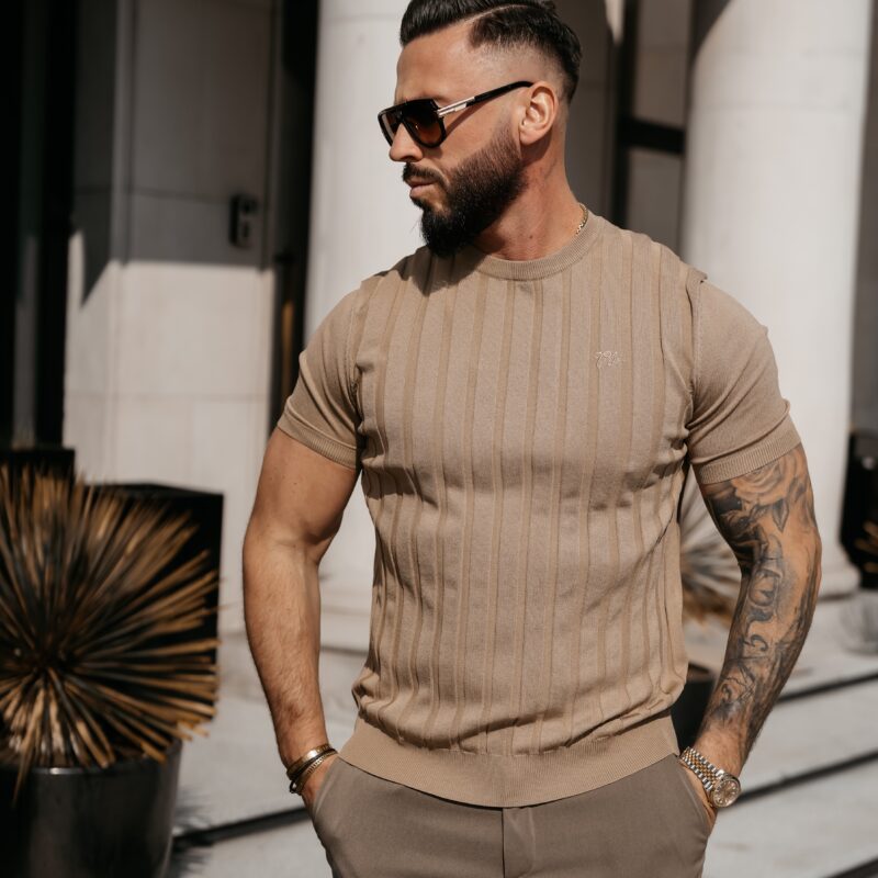 T-shirt męski XAE 2026 Camel