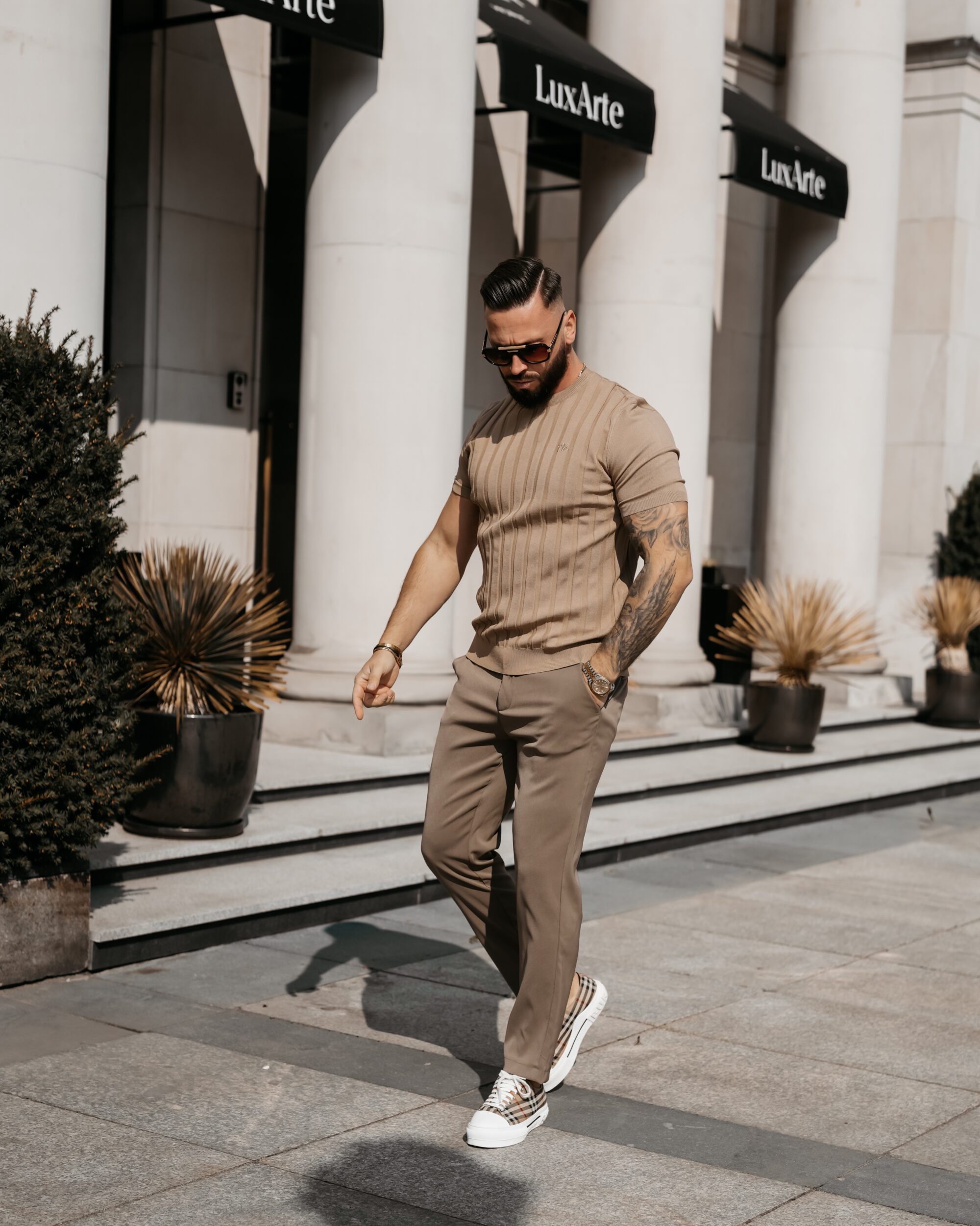 T-shirt męski XAE 2026 Camel