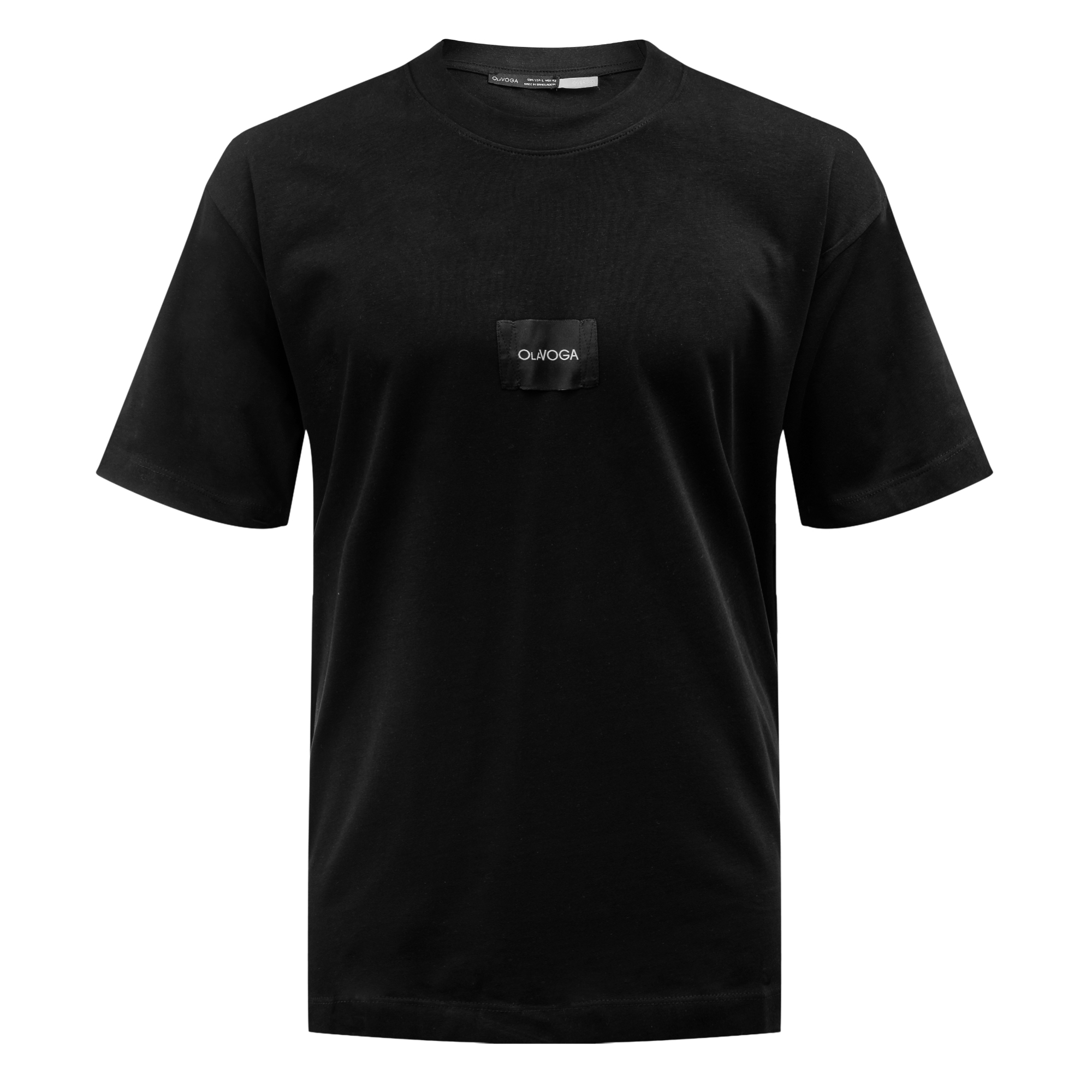 T-shirt męski BARSON 2026 Czarny