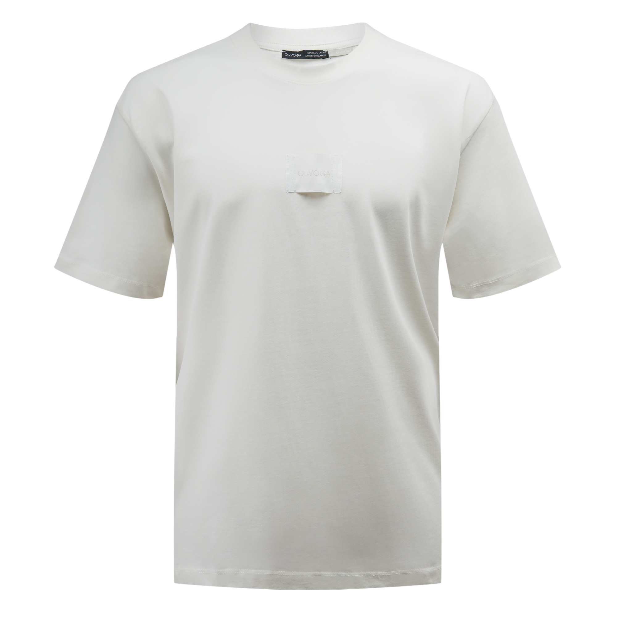 T-shirt męski BARSON 2026 Ecru