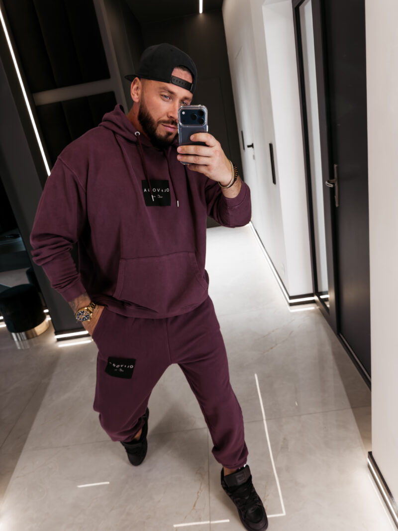 Komplet męski MARICOL 2026 Burgundowy