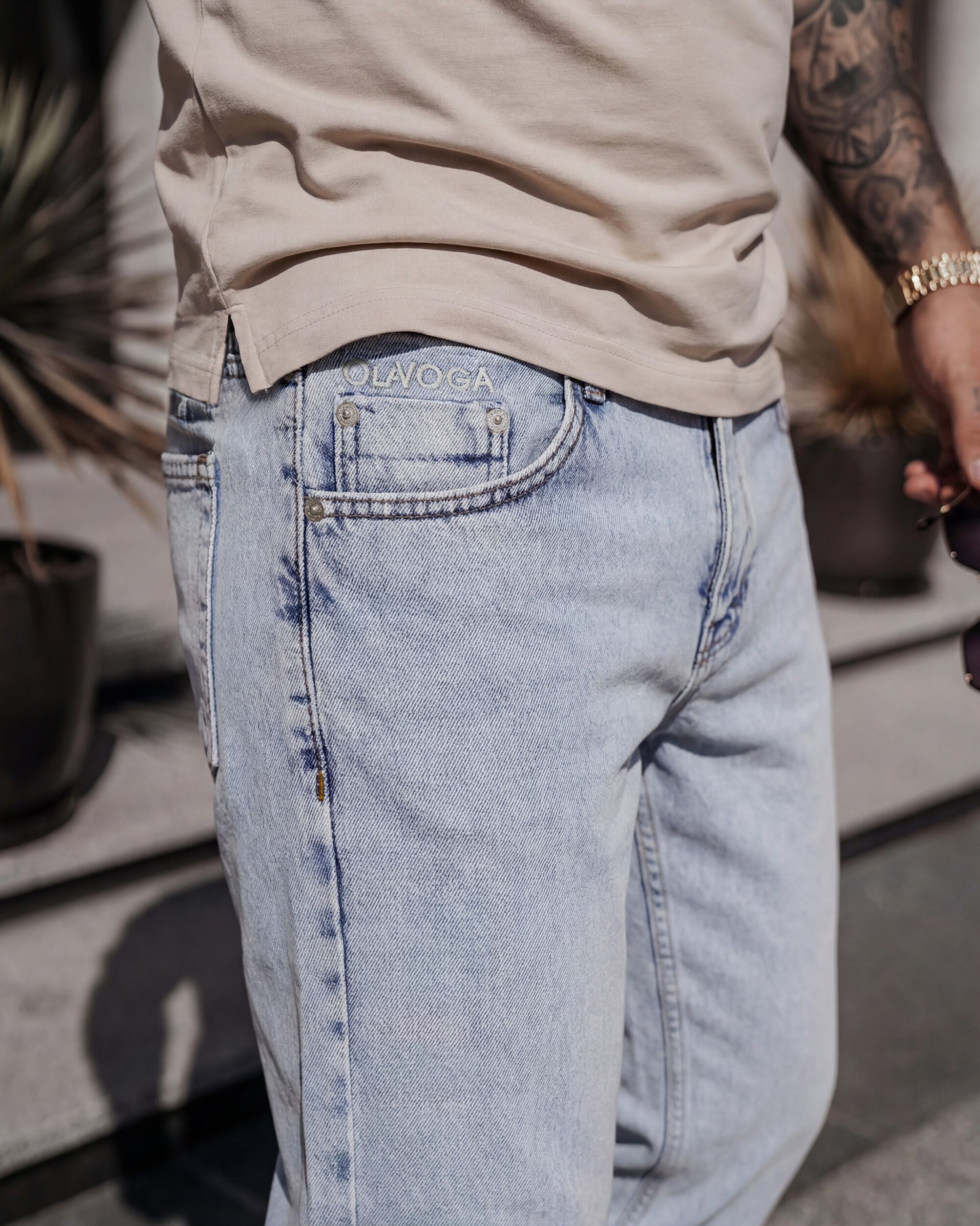 Spodnie męskie DAPI 2026 Light Blue