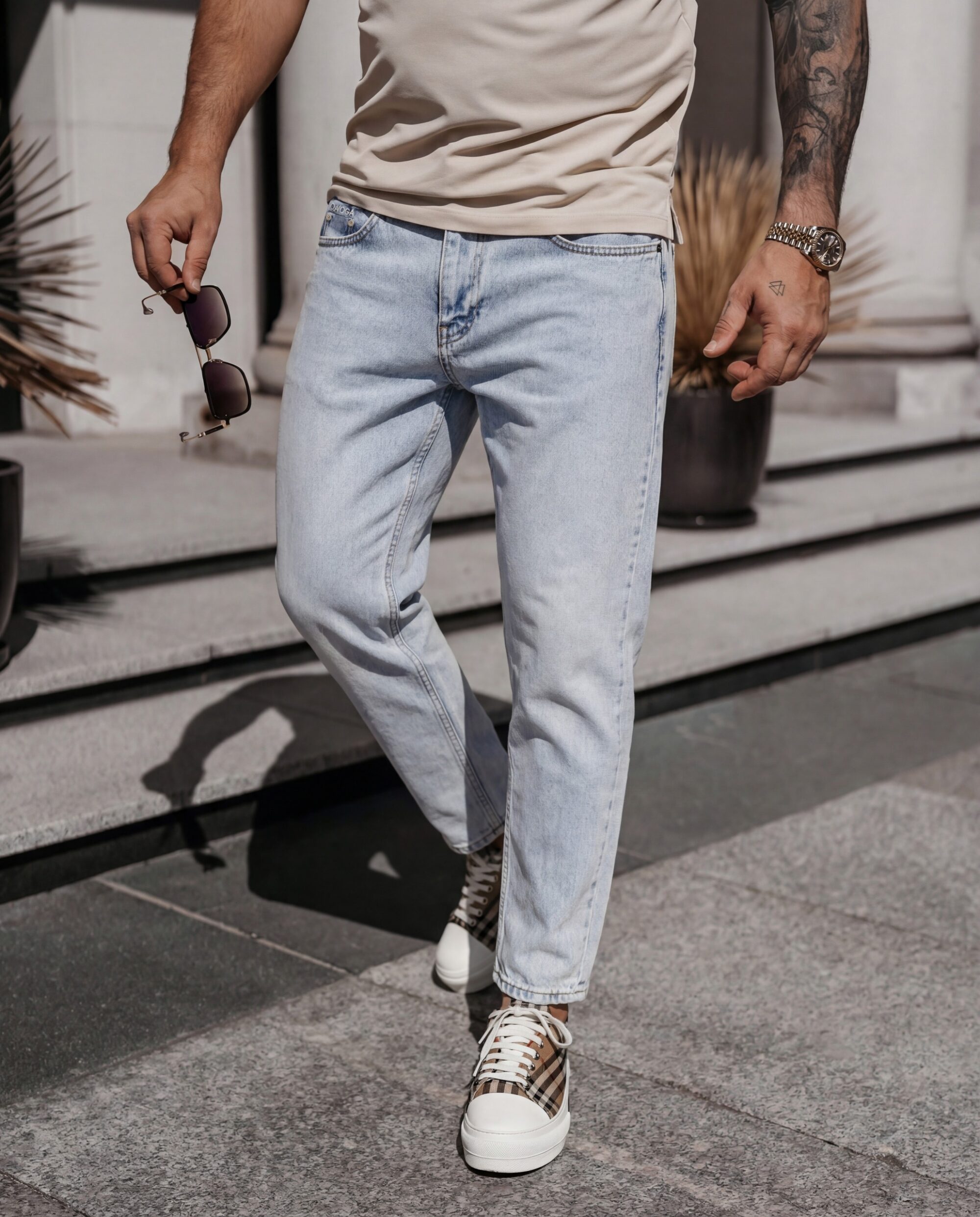 Spodnie męskie DAPI 2026 Light Blue