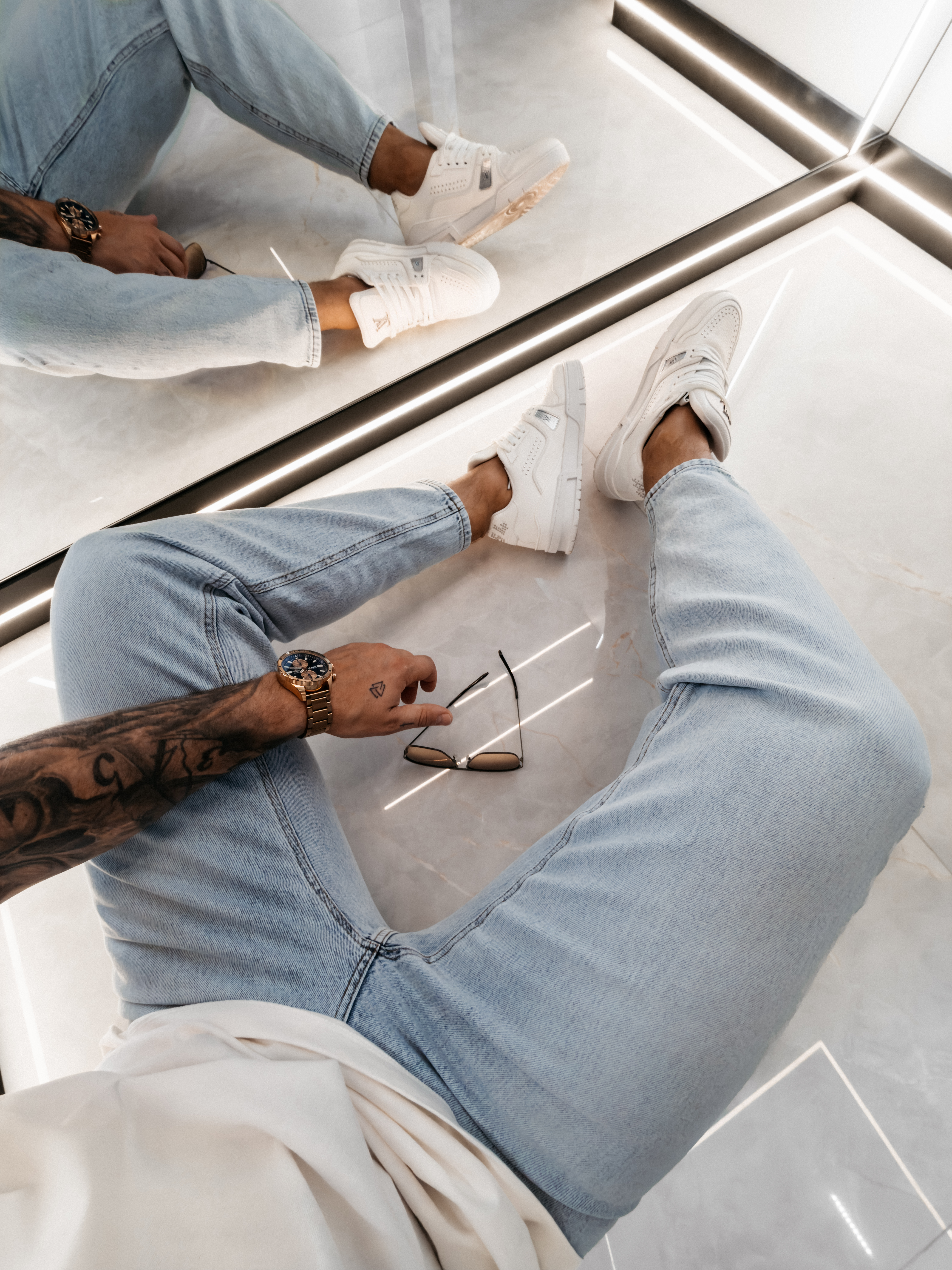 Spodnie męskie DAPI 2026 Light Blue