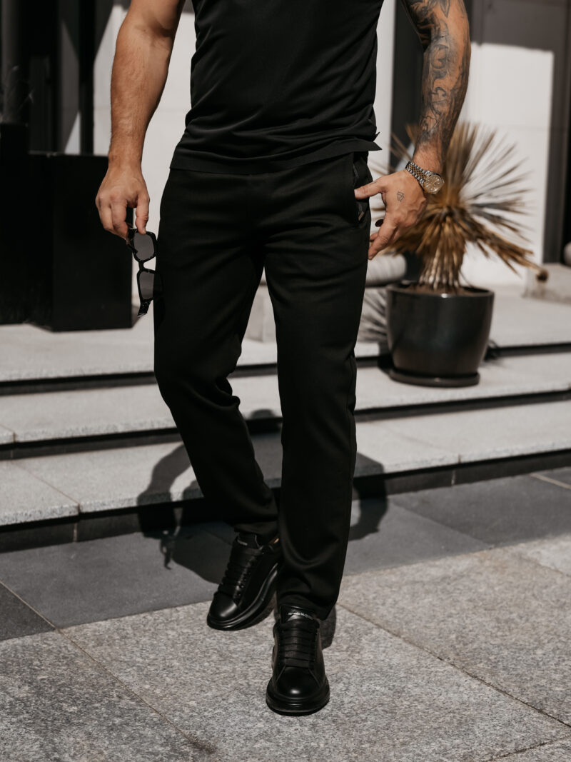 Spodnie męskie LUON 2026 Czarne