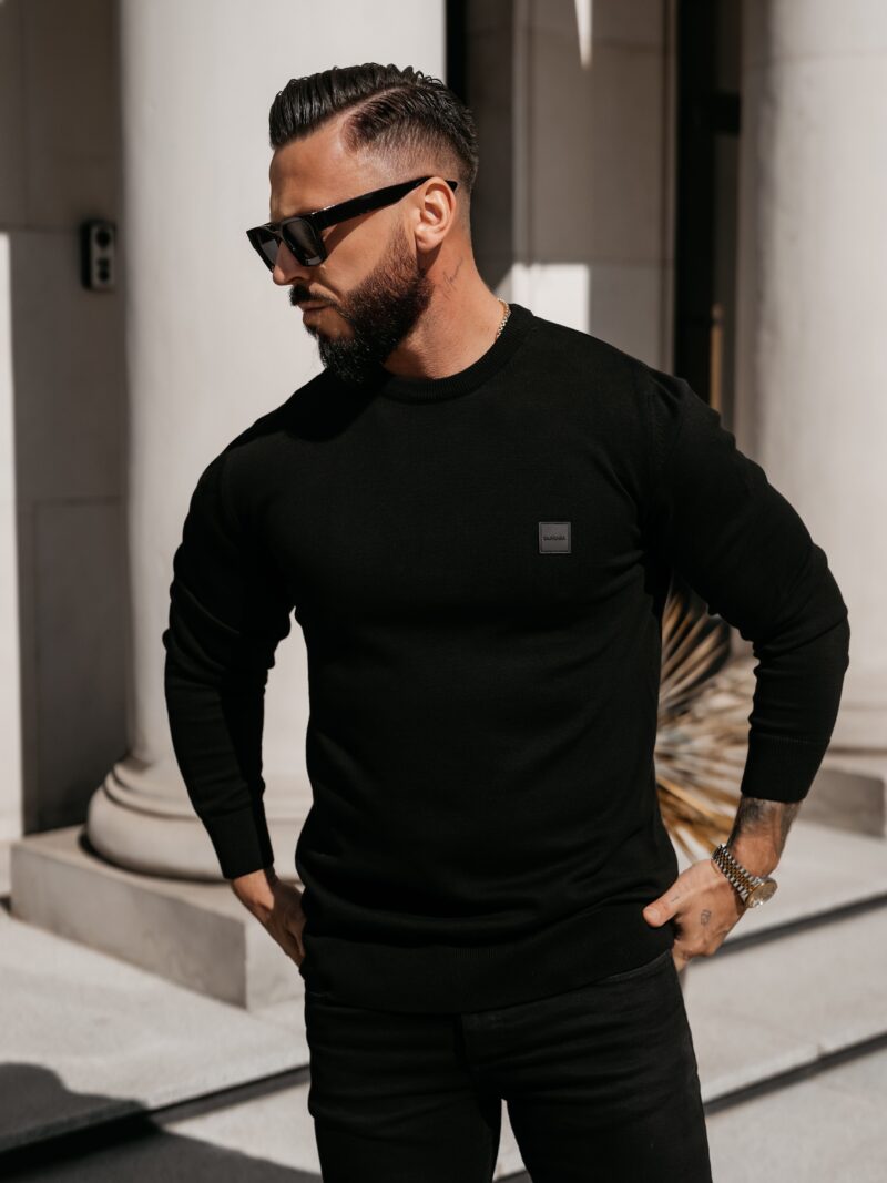 Sweter męski ALAVOS 2026 Czarny