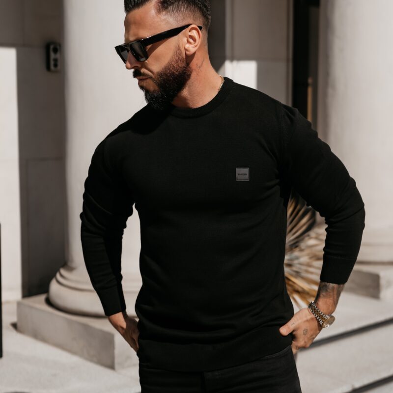 Sweter męski ALAVOS 2026 Czarny