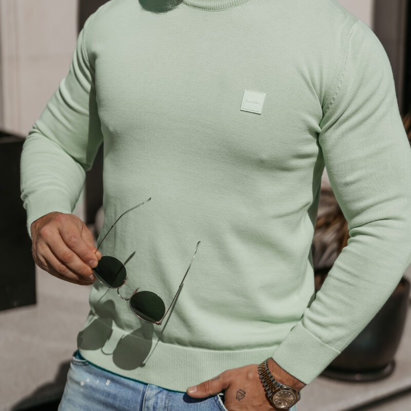 Sweter męski ALAVOS 2026 Miętowy